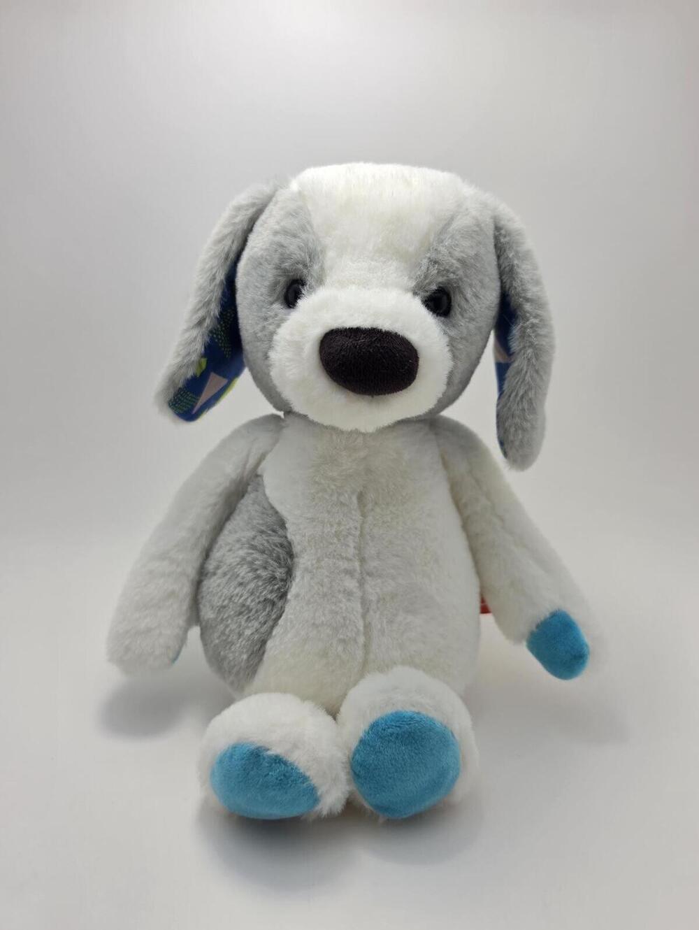 Vintage B Softies Dog Plush with Blue Feet (9 inch)